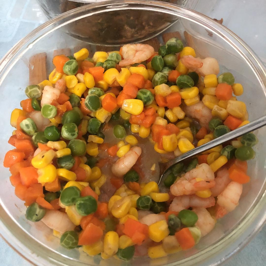 青豆玉米虾仁