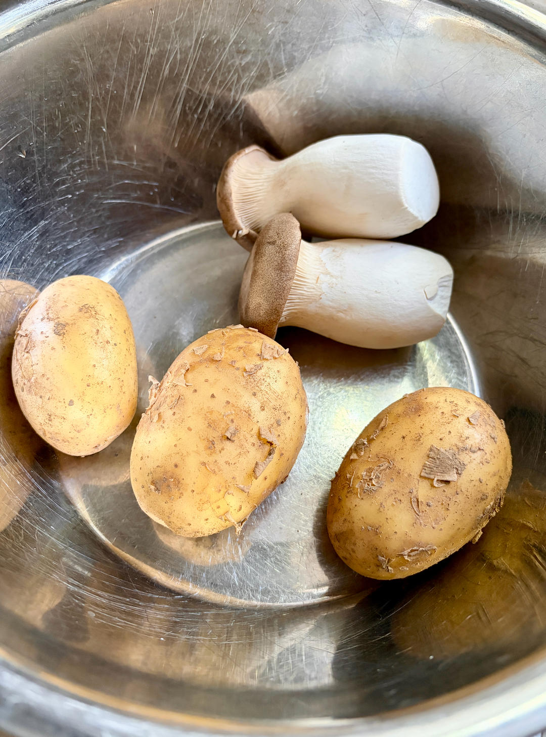 杏鲍菇炒土豆——中式一日三餐（三百）