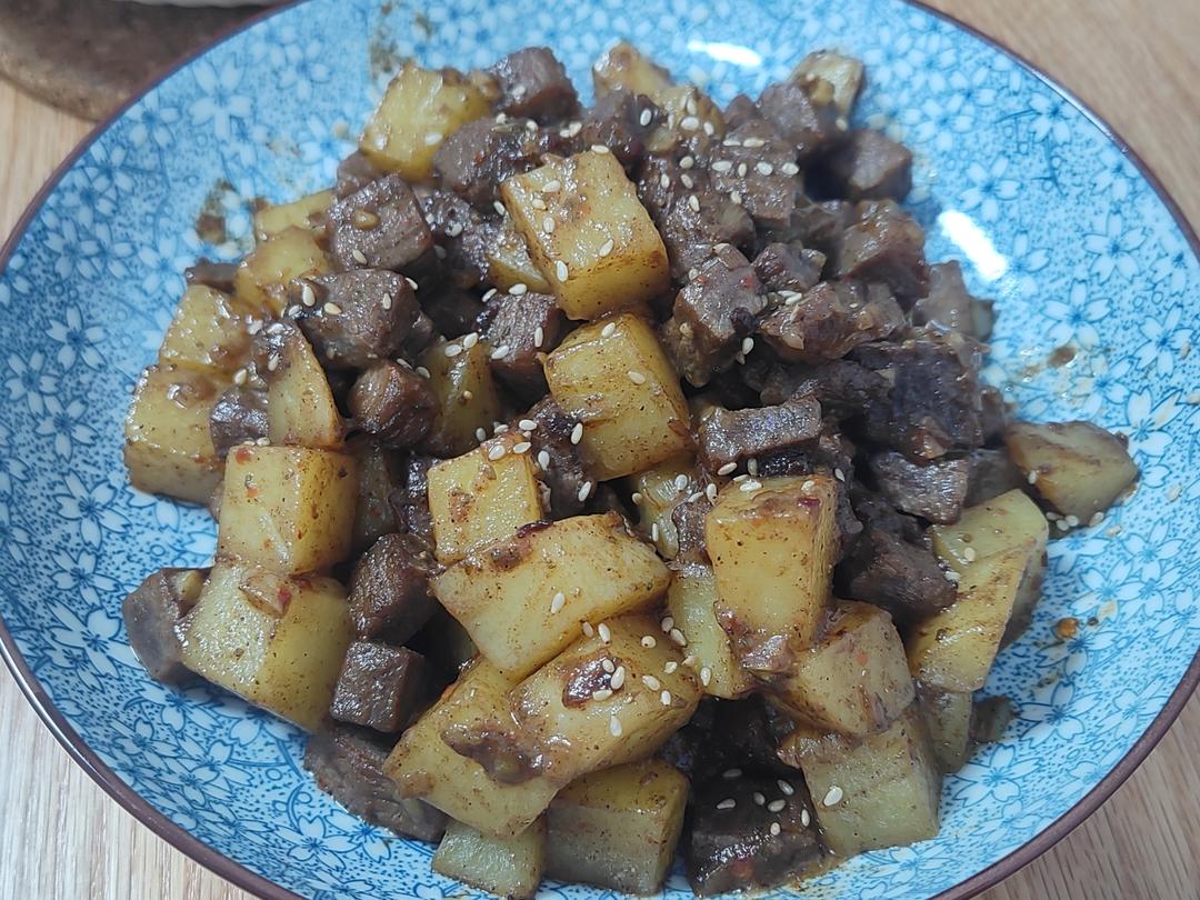 孜然牛肉土豆丁