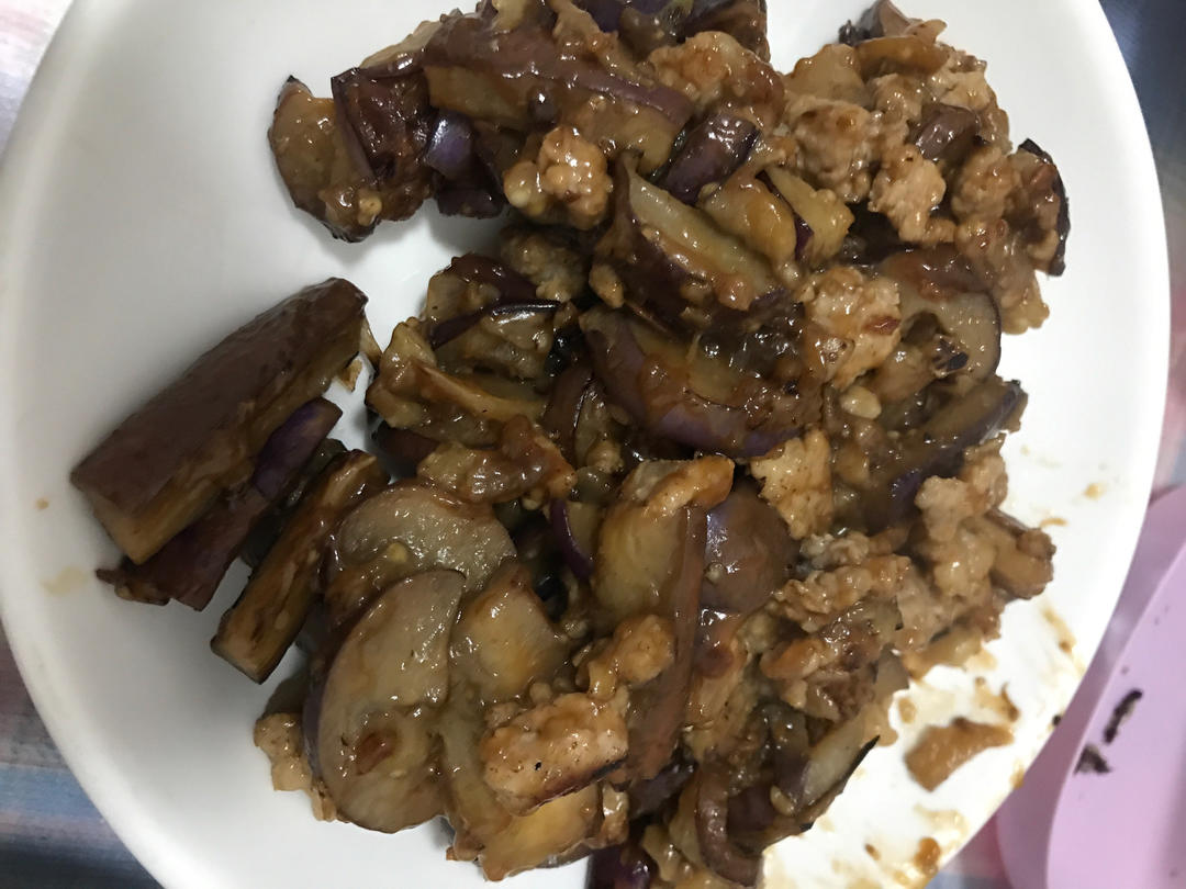 超级下饭酱香味肉末茄子