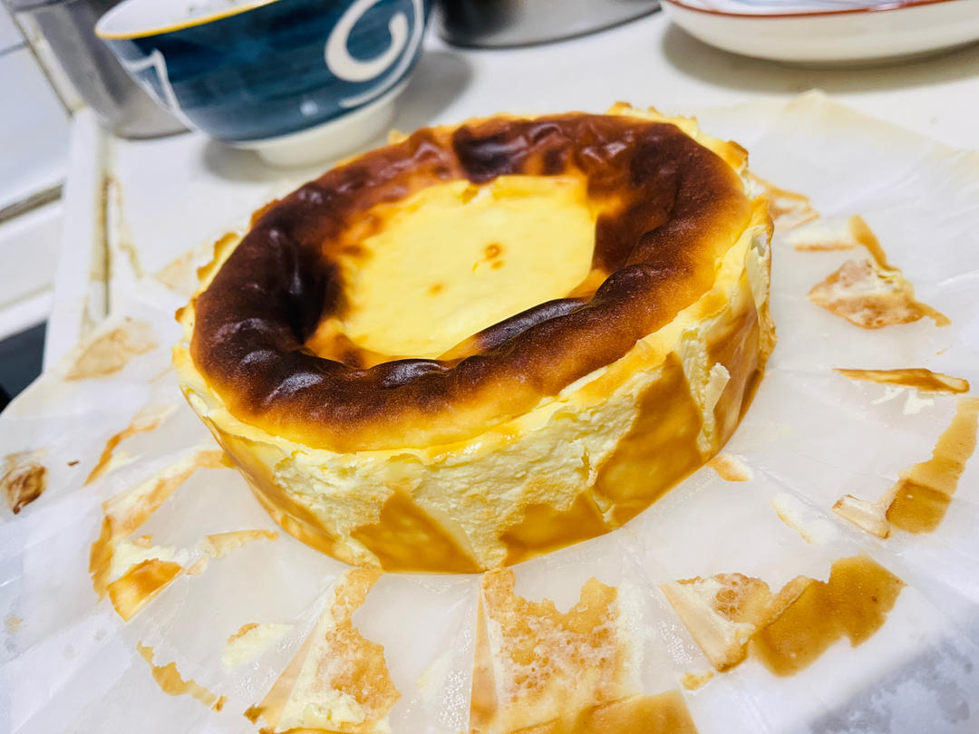 巴斯克芝士蛋糕『最简单的蛋糕』零失败🔥芝士控