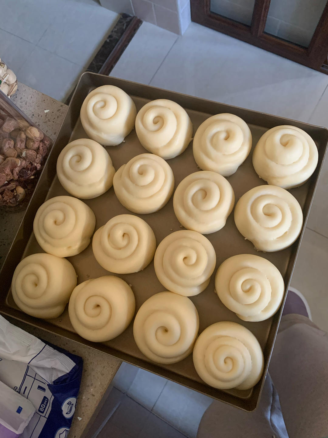 奶油蜂蜜小面包