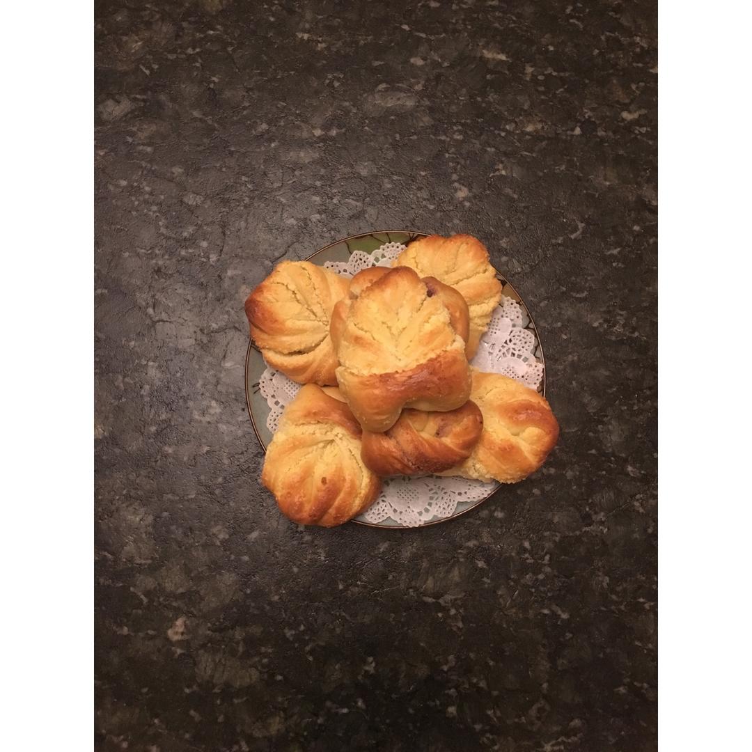 日式传统红豆面包（中国红豆大饼子）