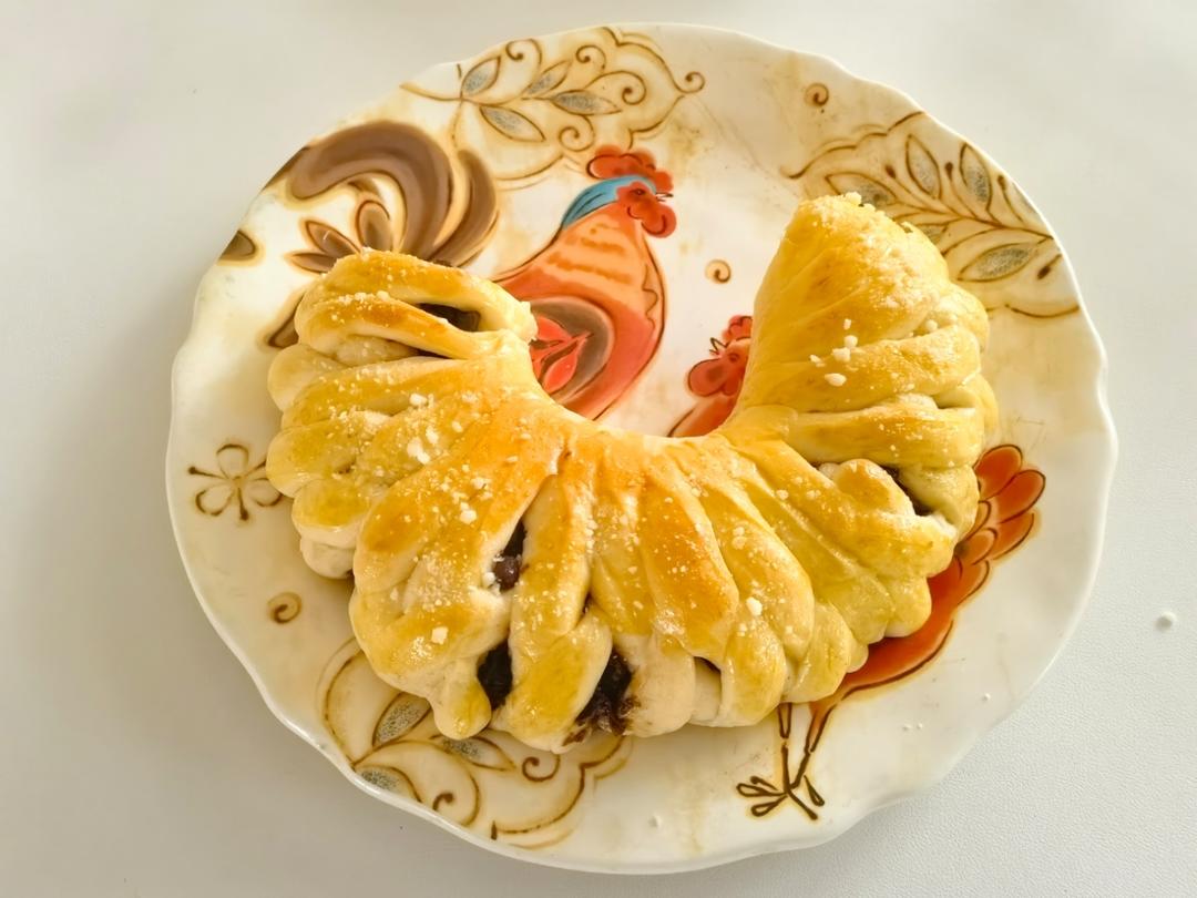 花环蜜豆面包