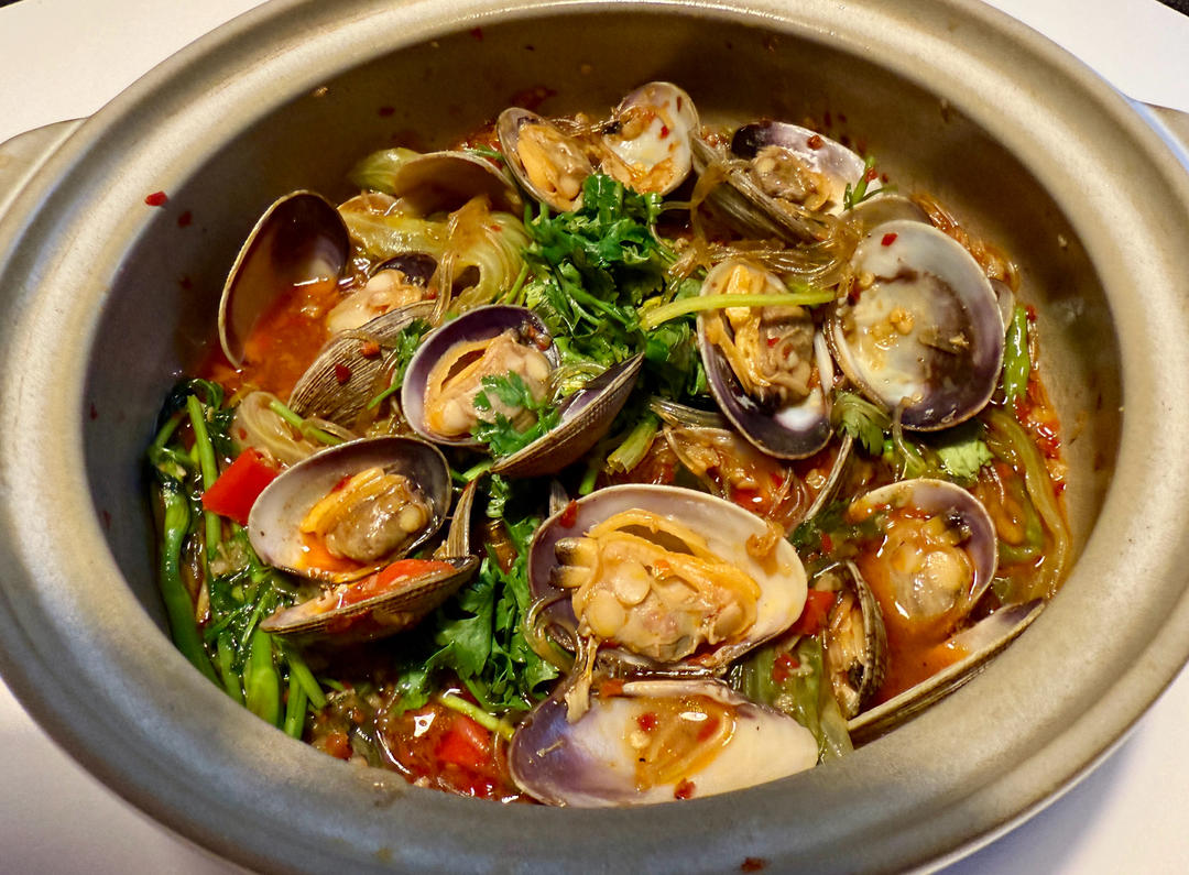 花蛤粉丝煲