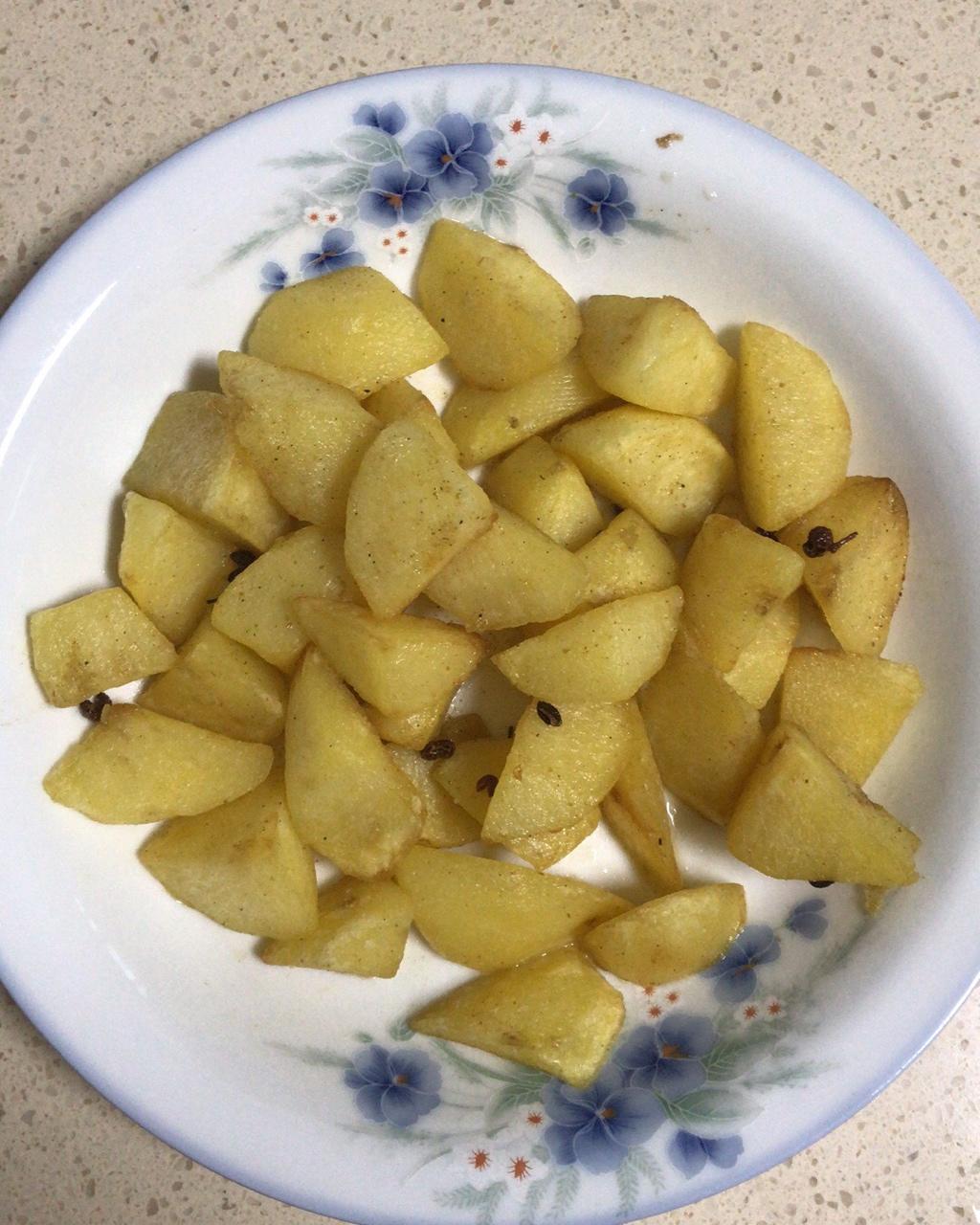 蒜香孜然土豆