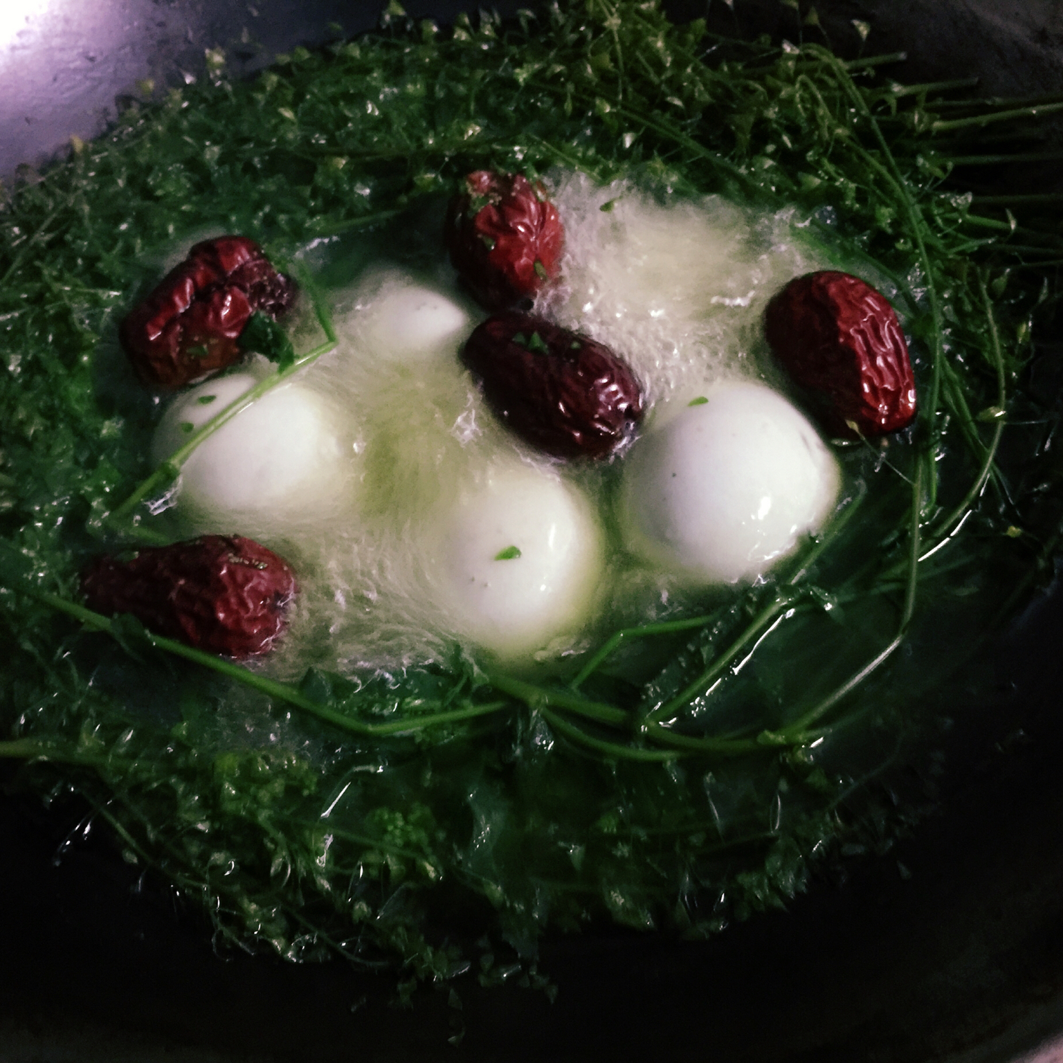 三月三.荠菜煮鸡蛋