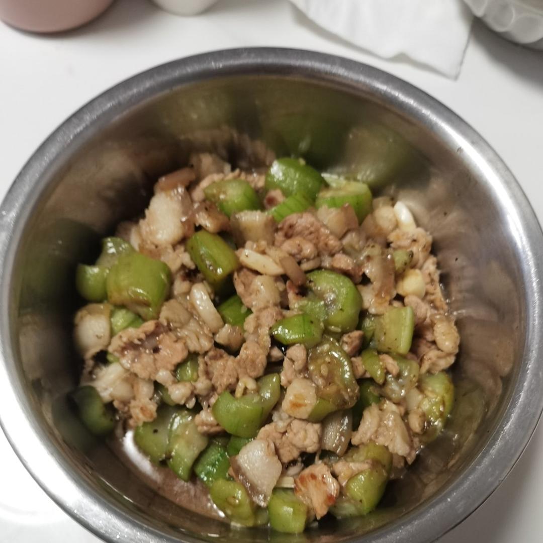 家常丝瓜炒肉