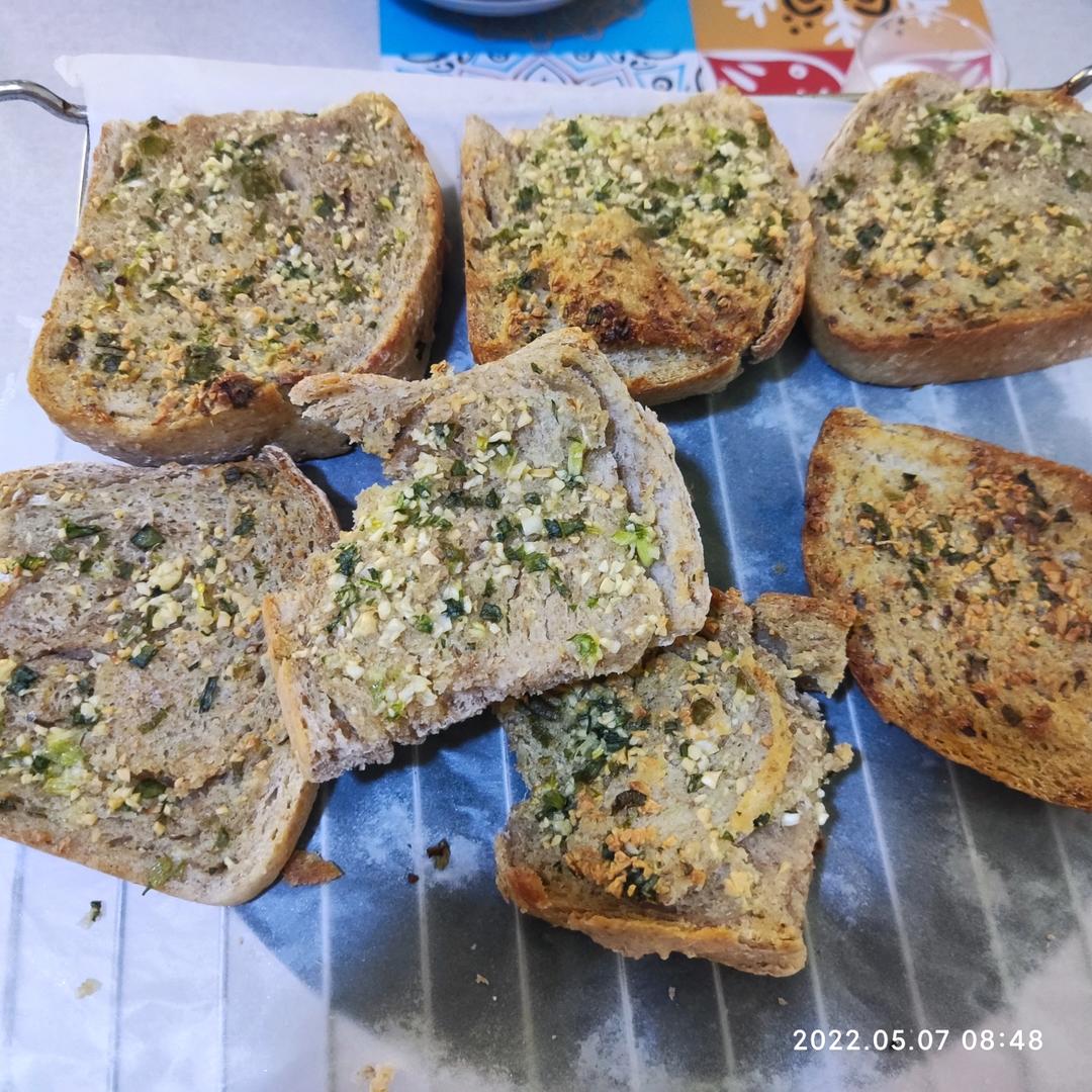 蒜香烤面包片