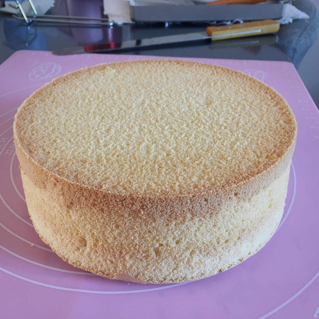 步骤最全面的戚风蛋糕（八寸）做法，成功率高！