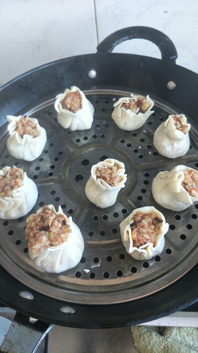 简易糯米烧卖（附烧卖包法）