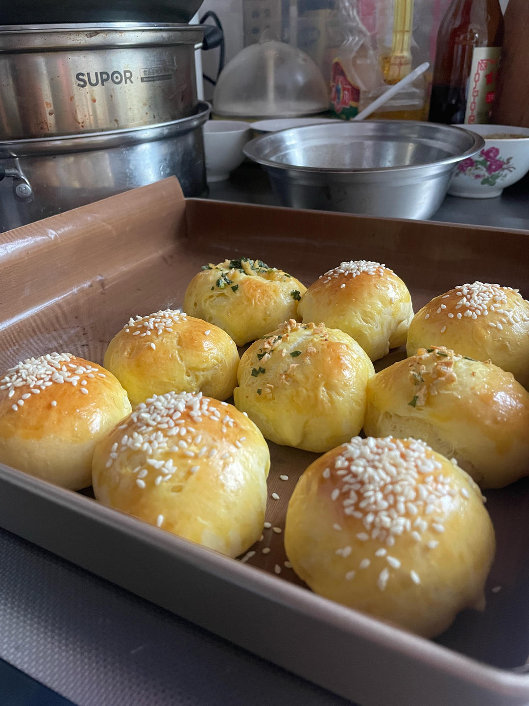 一个面团做4种口味面包！松软可口巨美味！
