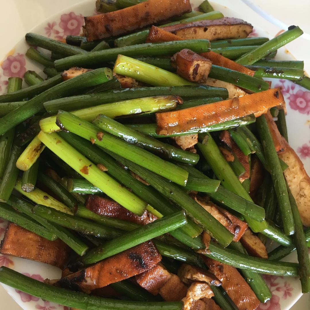 麻辣蒜苔炒香干