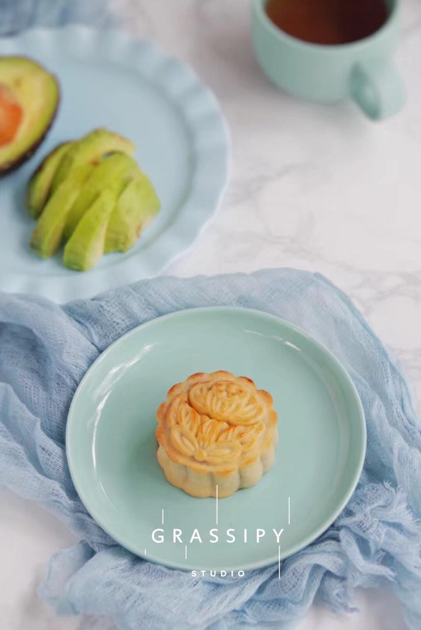 玫瑰蔓越莓月饼