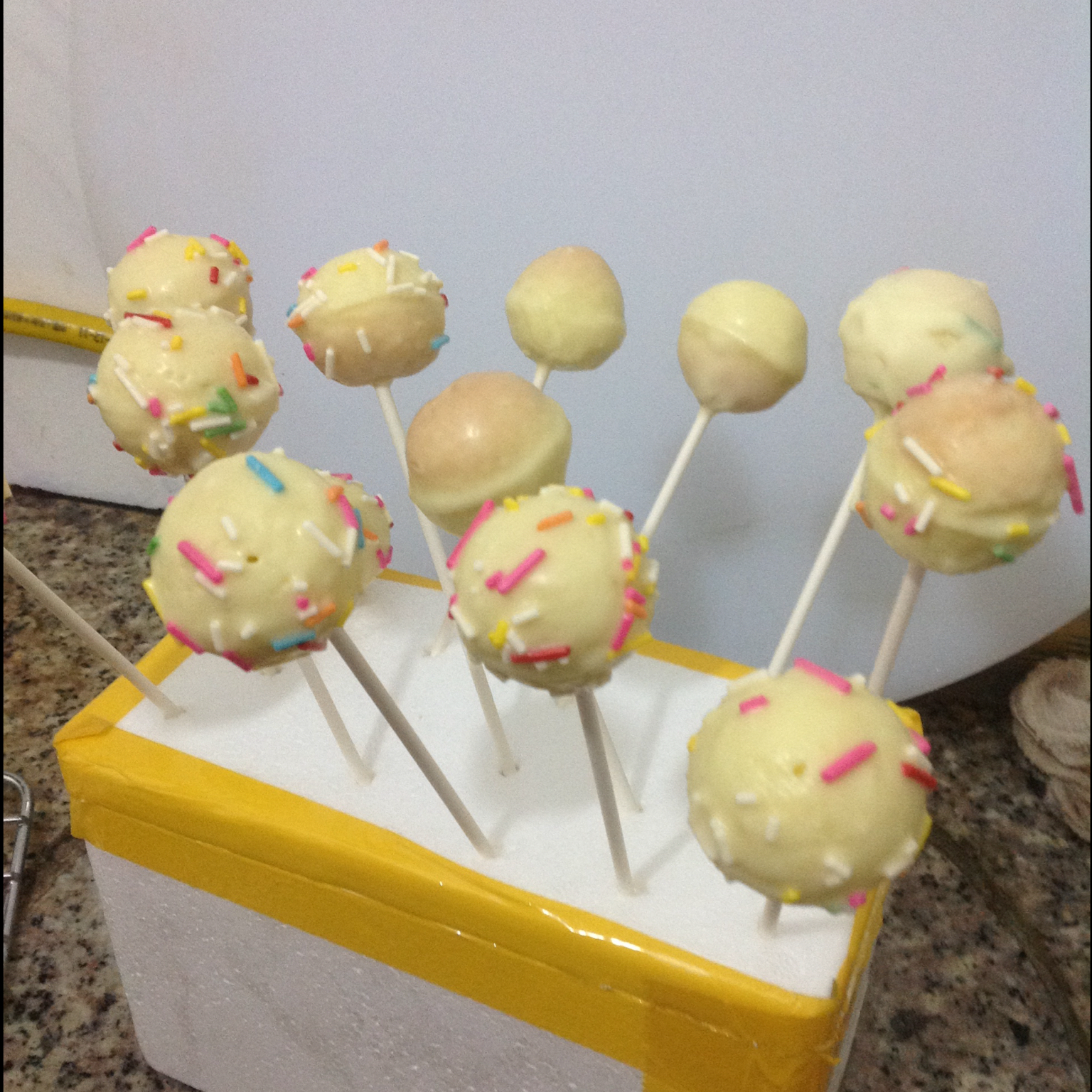 轻松满模的无添加棒棒糖蛋糕胚