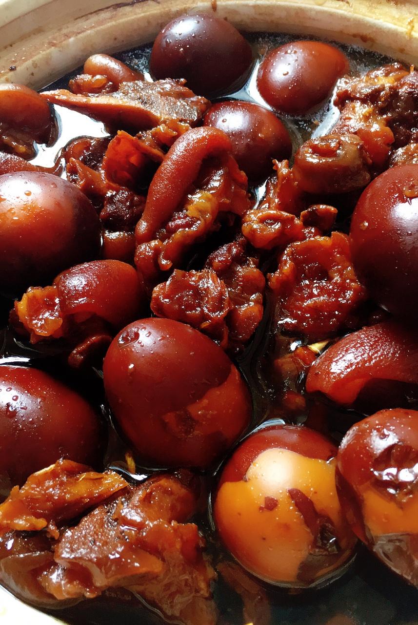 小明的小红做的猪脚姜