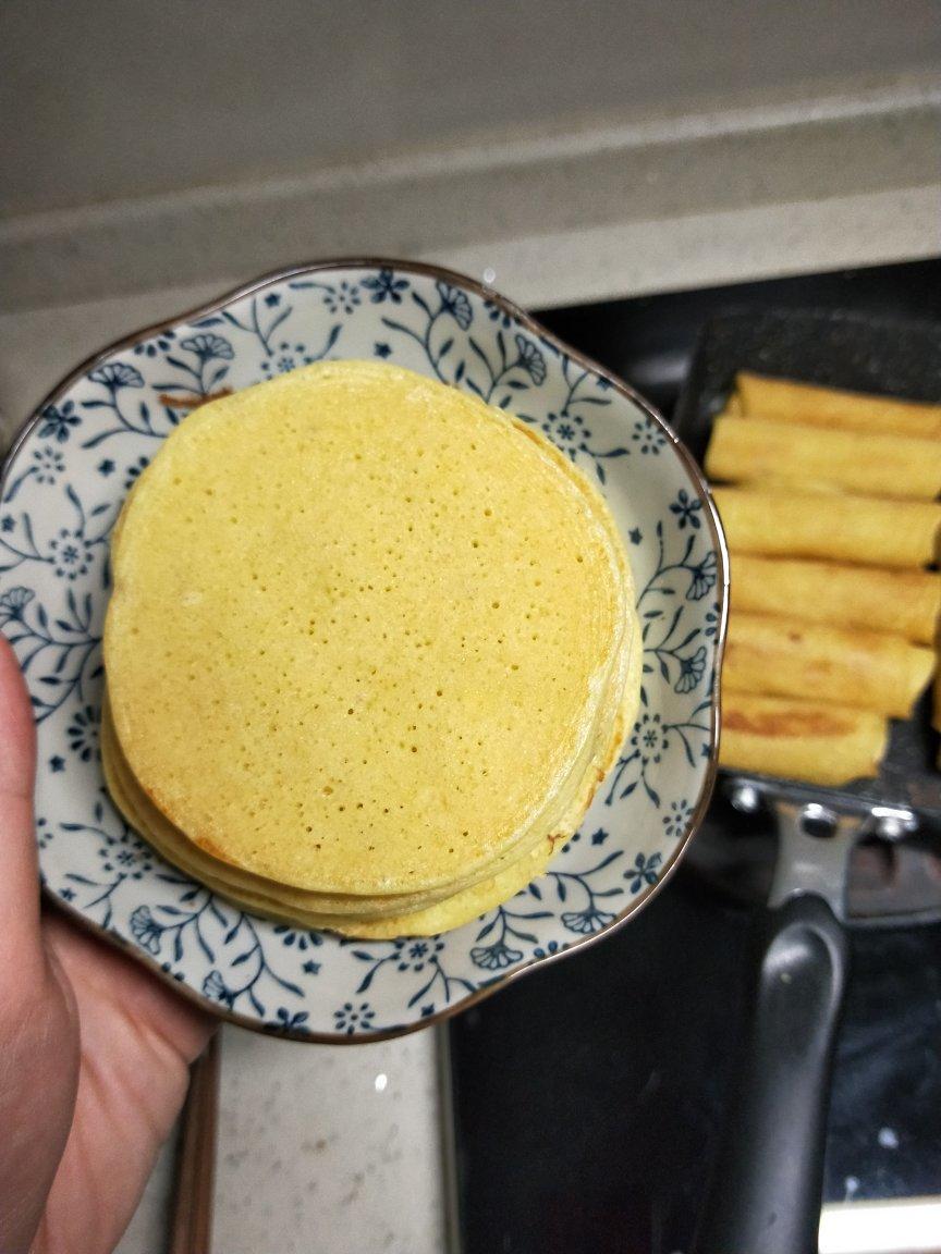 【减脂早餐】无油香蕉松饼（超简单）