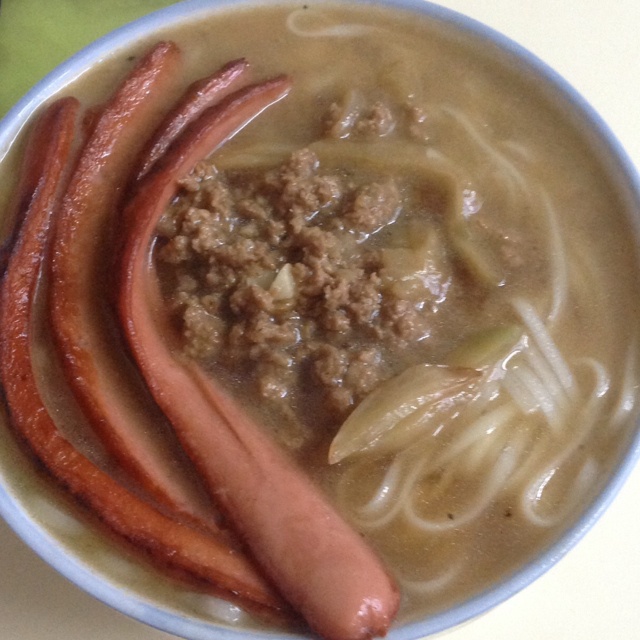 一碗肉丝挂面