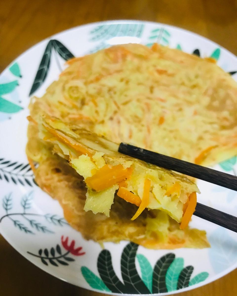 胡萝卜鸡蛋饼