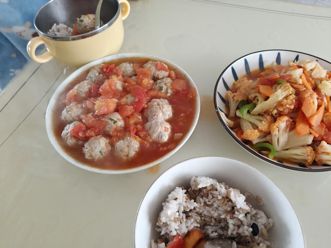 清蒸藕丁肉丸子