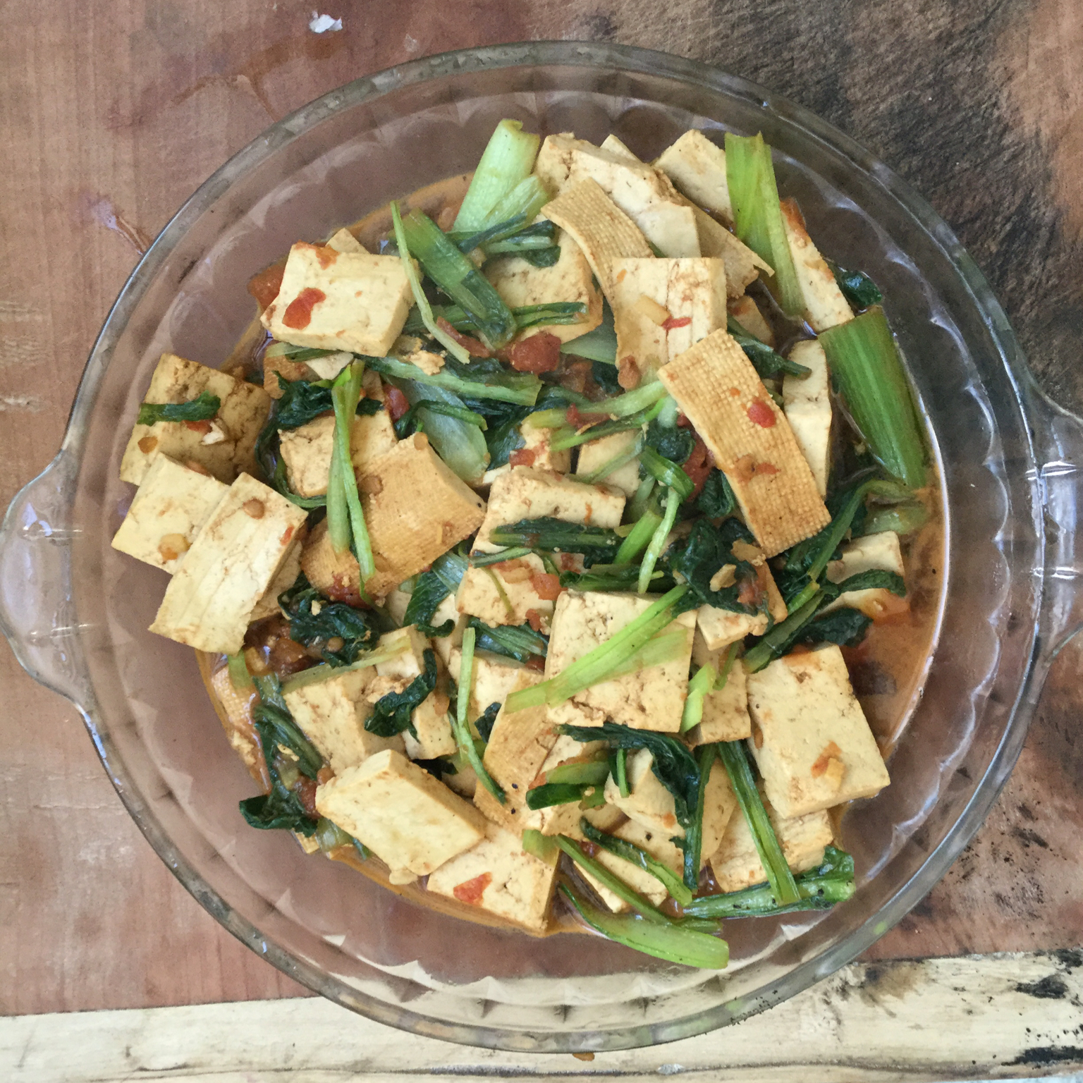 小白菜炖豆腐