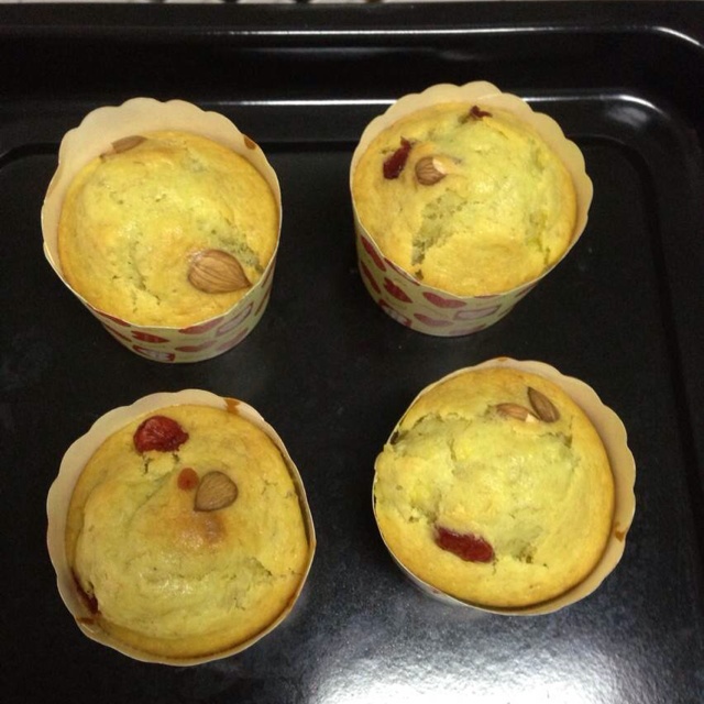 快手香蕉纸杯蛋糕