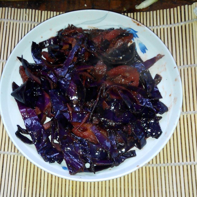 醋溜紫甘蓝