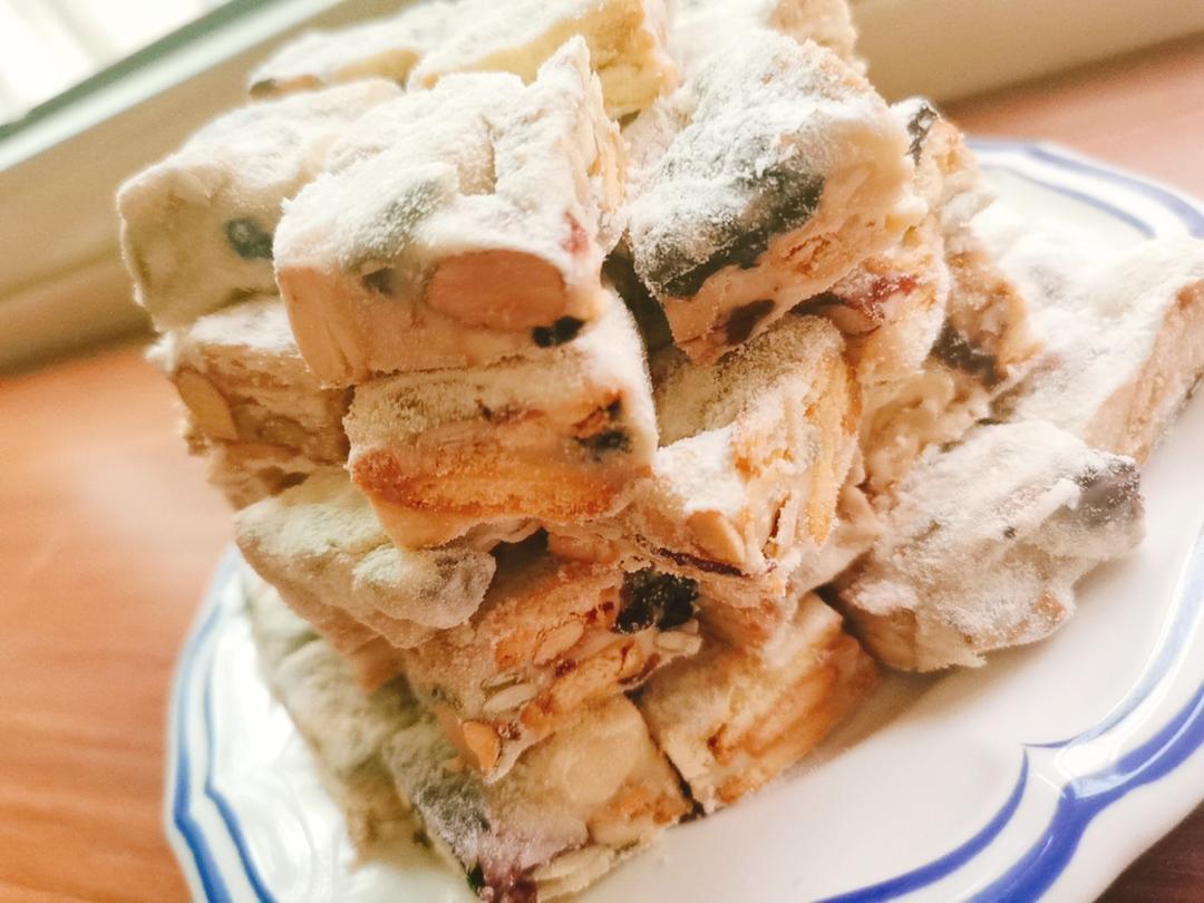 雪花酥  不甜版