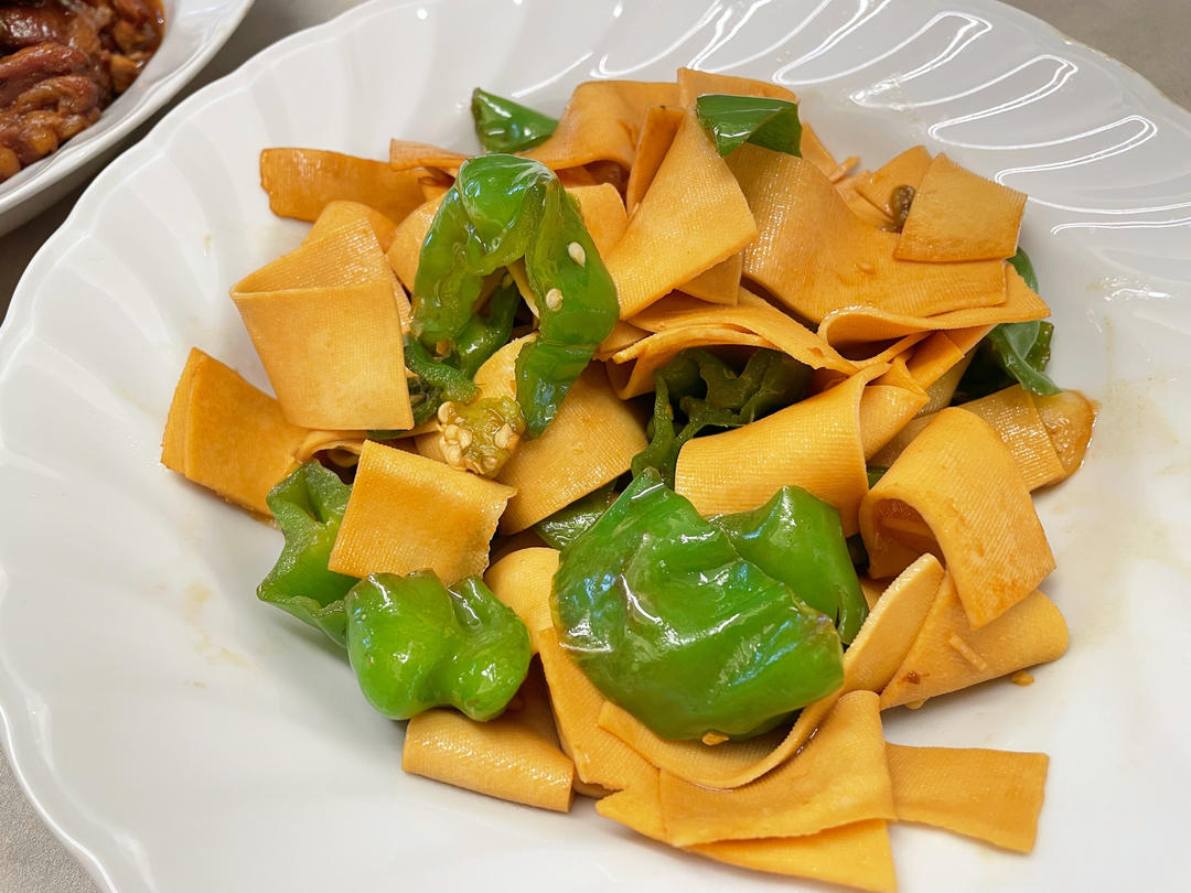 干豆腐炒尖椒
