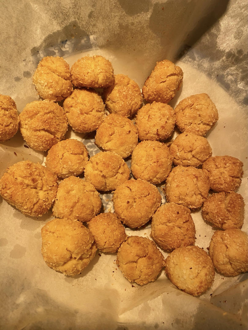 renee_tian做的芝麻一口酥