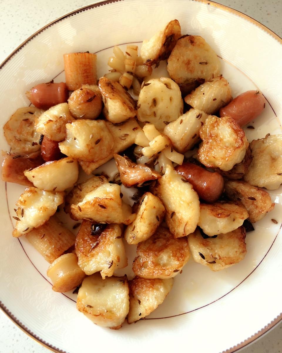 古d猫宁做的炒鱼丸