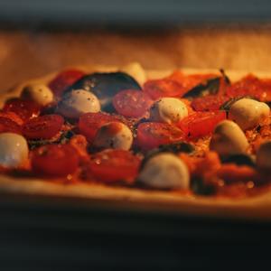 ㊙️海氏K5空气烤箱食谱——玛格丽特披萨的做法 步骤15