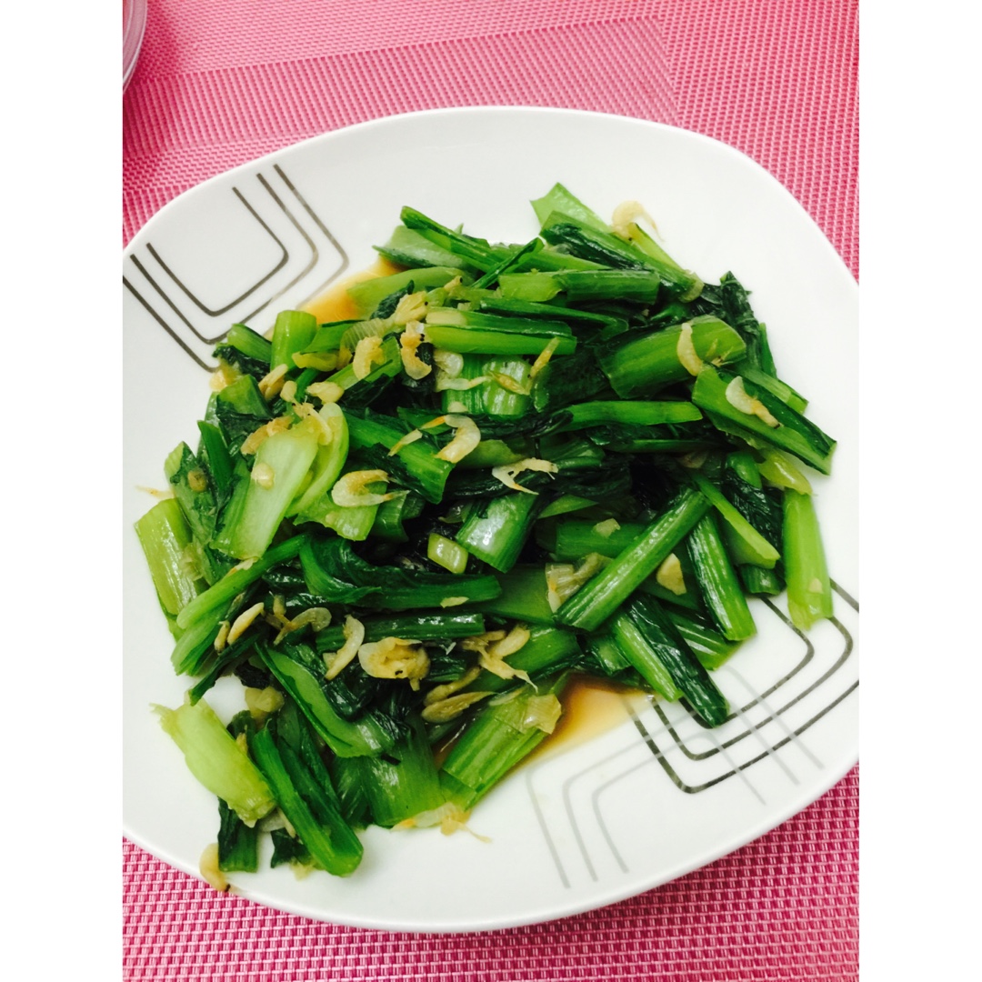 清炒虾皮小白菜