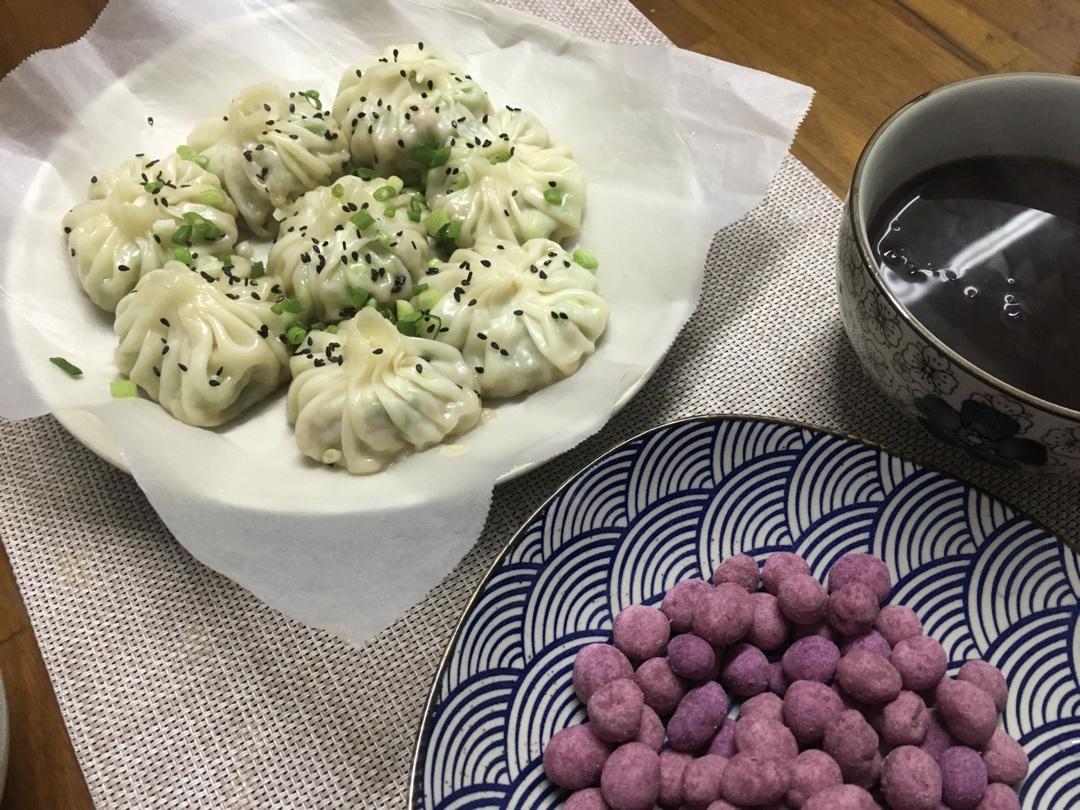 饺子皮版生煎包