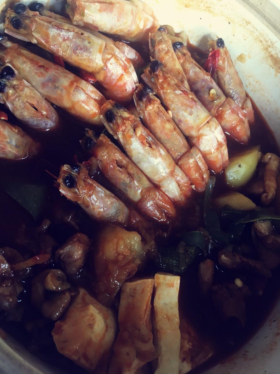 虾鸡煲（鸡煲改良版）