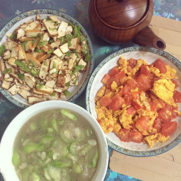 青椒炒豆腐干