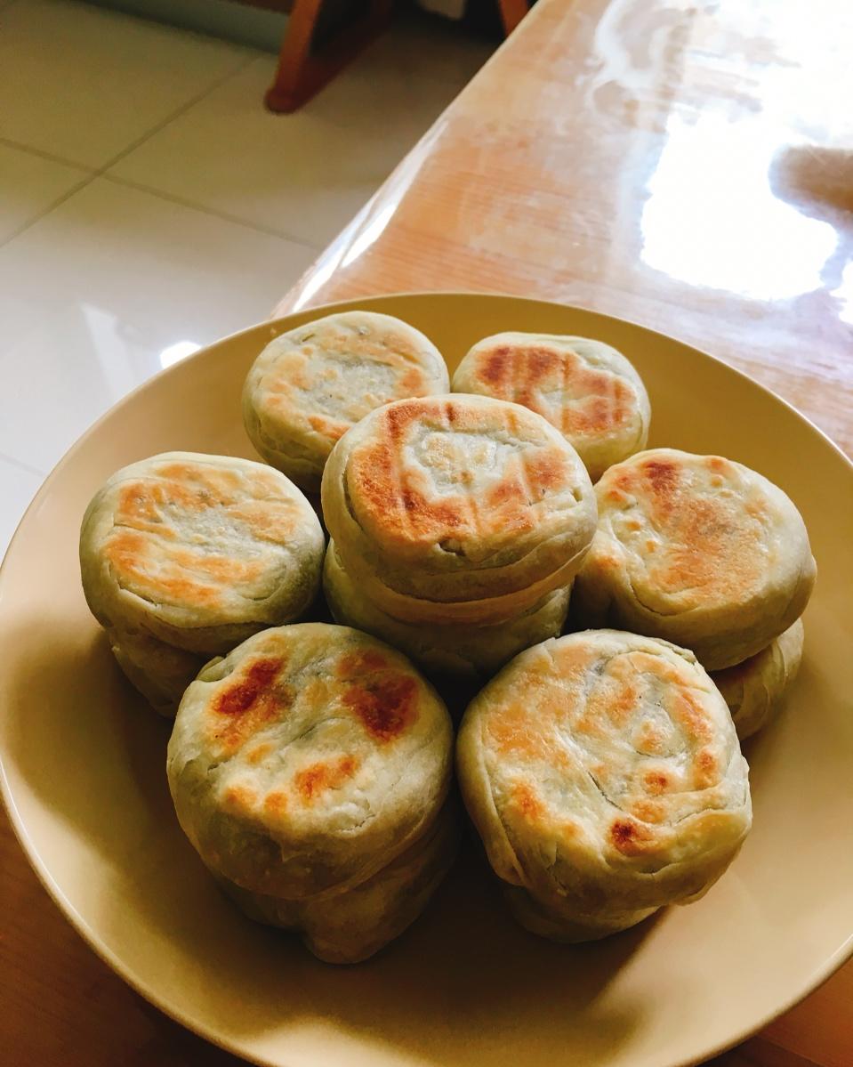 少油低糖酥皮绿豆饼