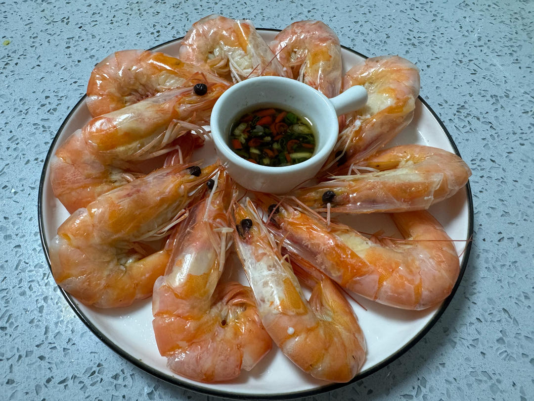 清蒸虾&海鲜蘸汁