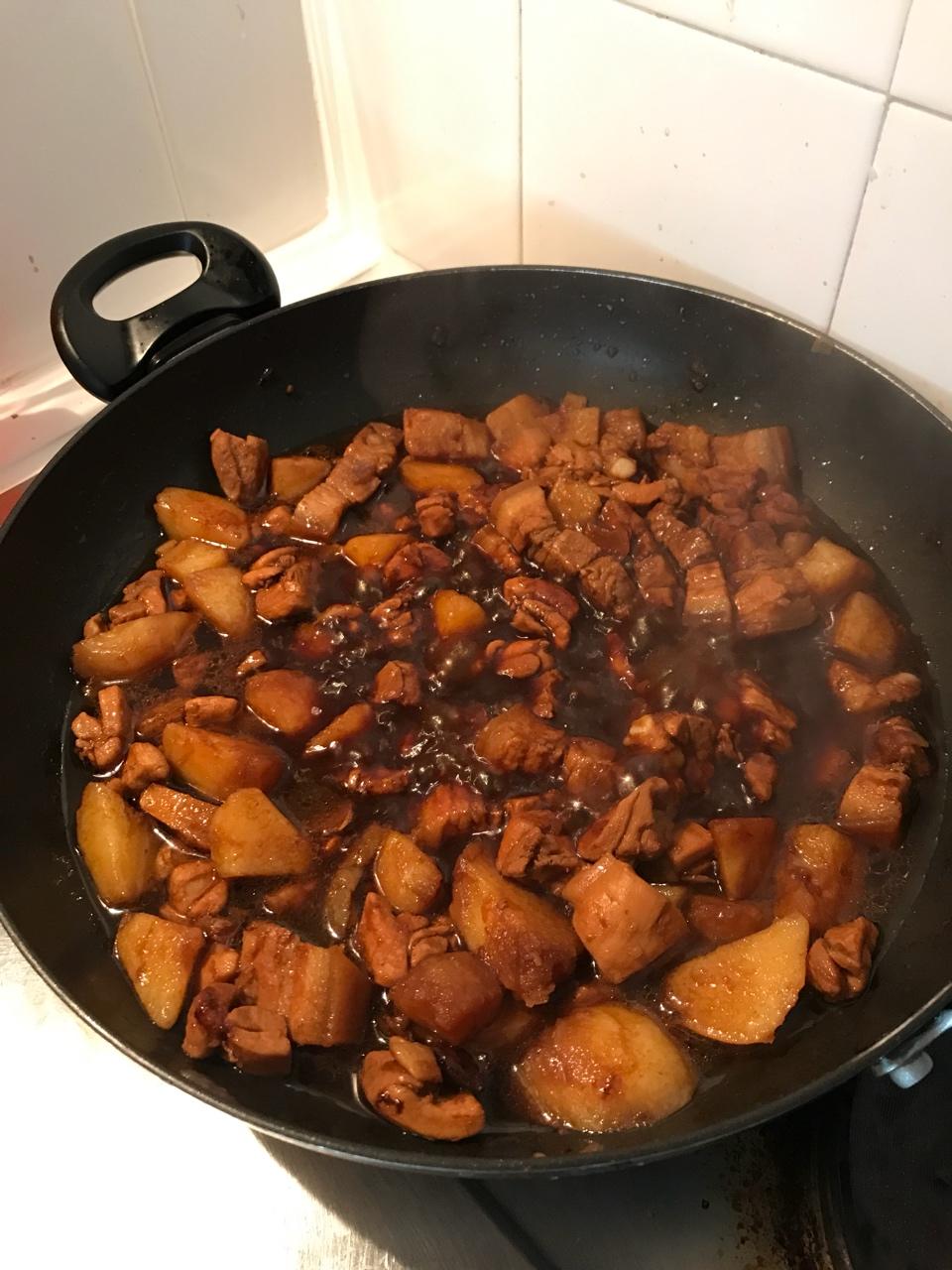 晓晓小媛子做的肉勾鸡