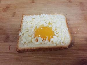 快手早餐—鸡蛋吐司（烤箱版）的做法 步骤5