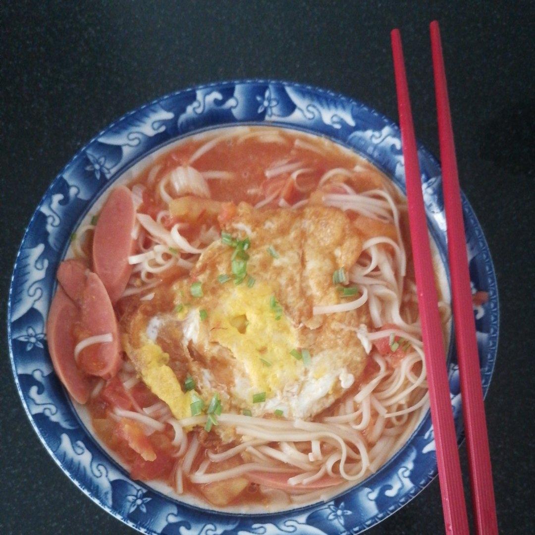 十来分钟做好/番茄鸡蛋面🍜