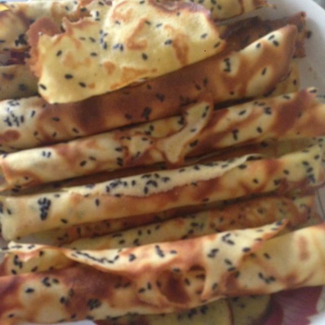 平底锅脆皮蛋卷