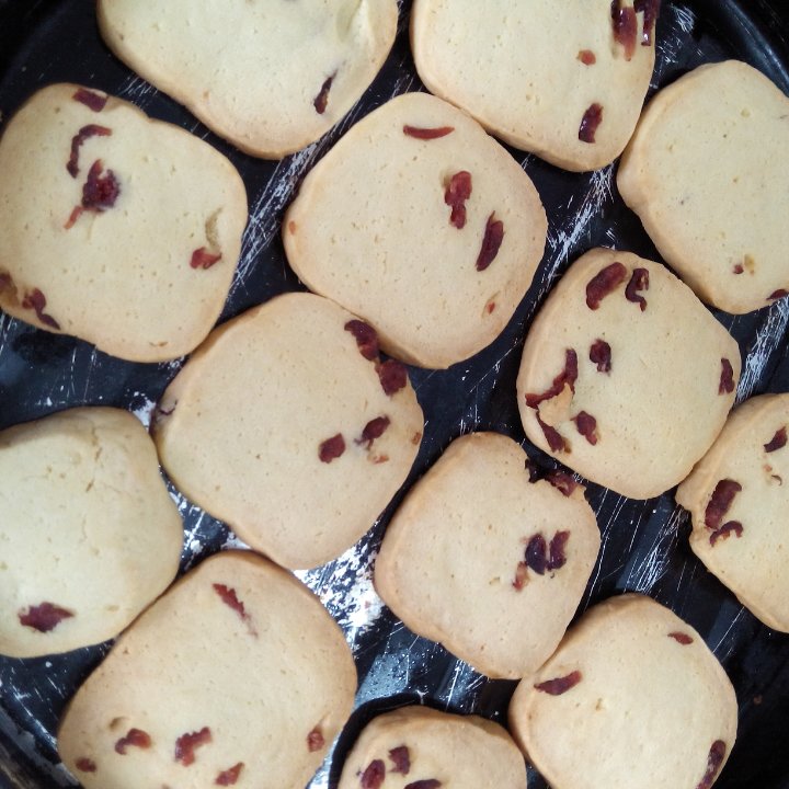 蔓越莓饼干--新手烘焙0压力 #皮黑森林#