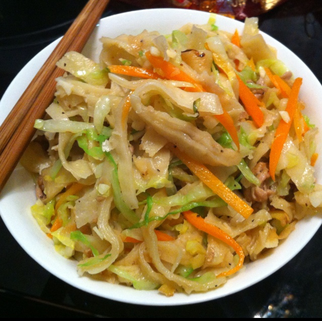 肉丝炒饼