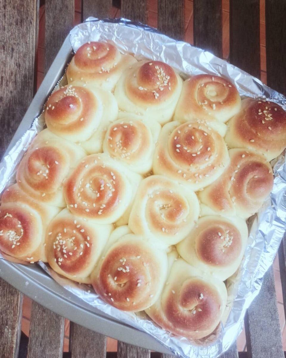 奶油蜂蜜小面包