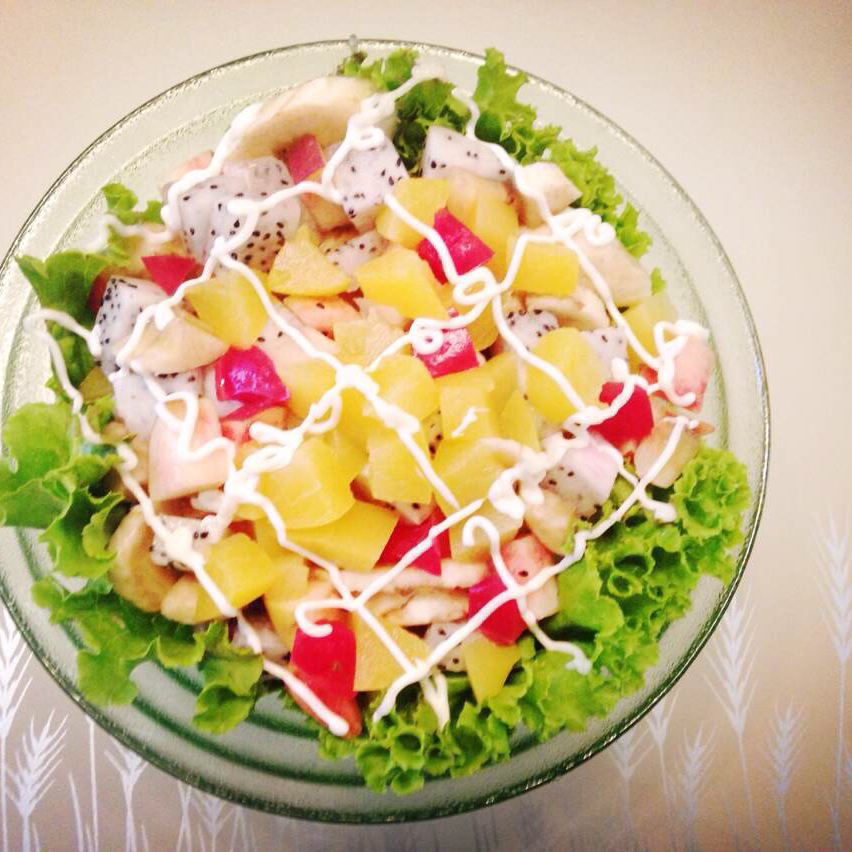 流年小蝎做的酸奶水果沙拉