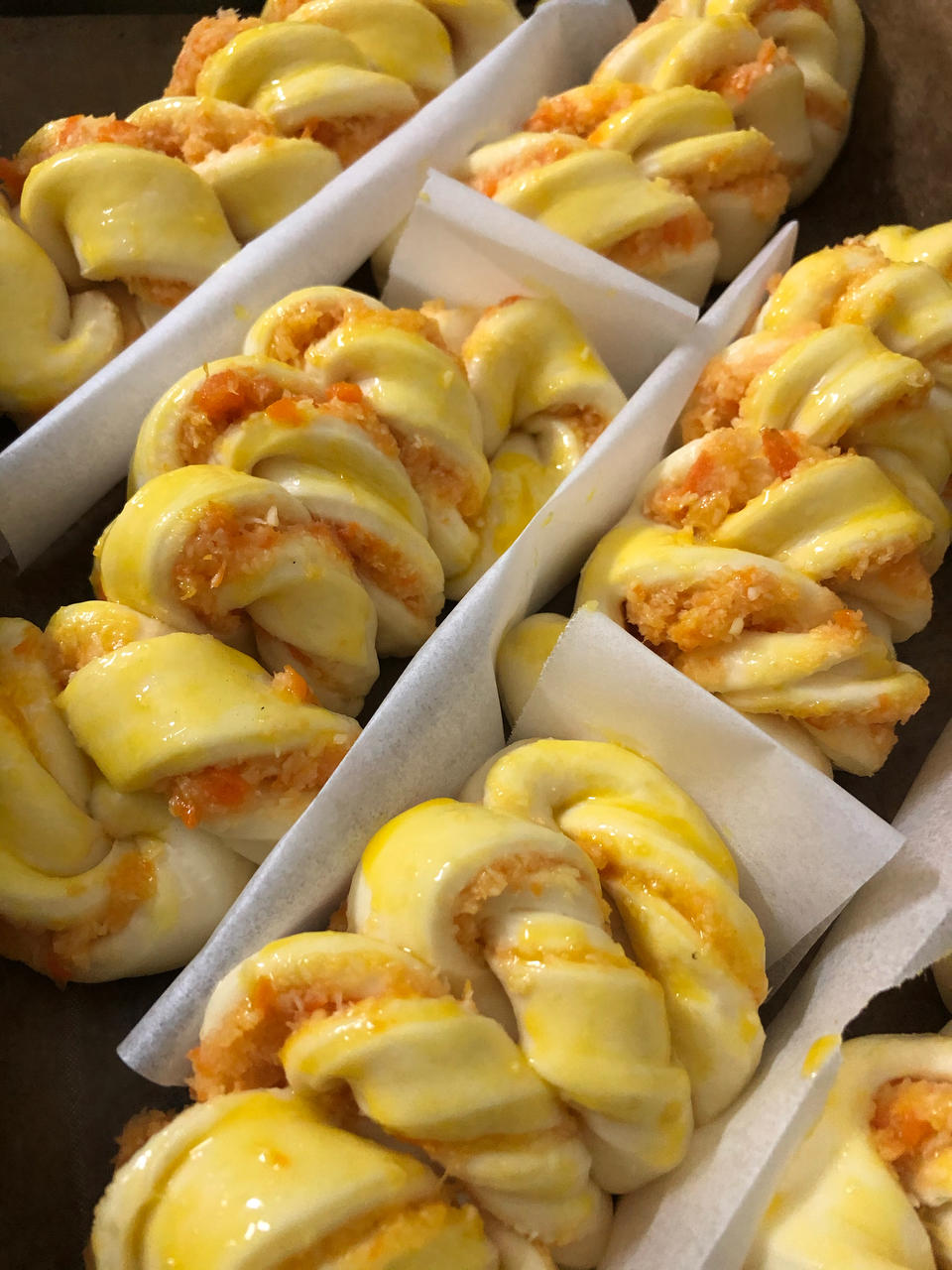 超好吃的一发肉松小卷面包