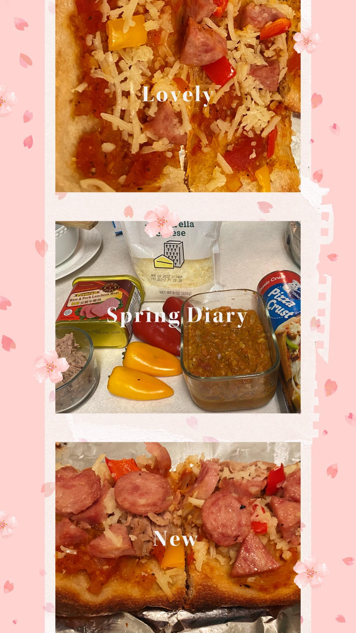 金枪鱼火腿pizza