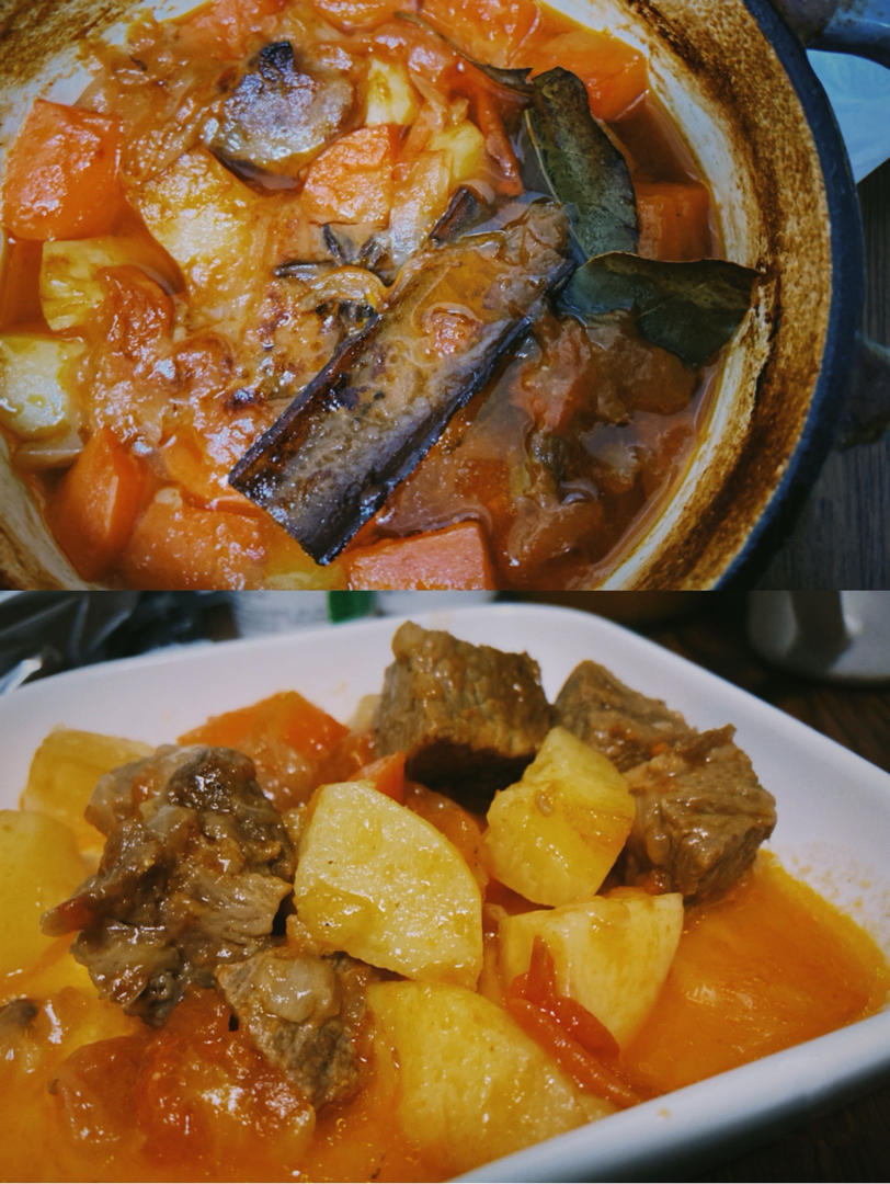 番茄土豆炖牛腩