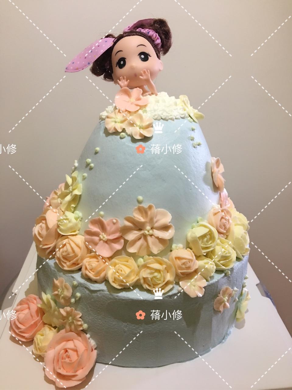 韩式裱花配方—豆沙奶油霜
